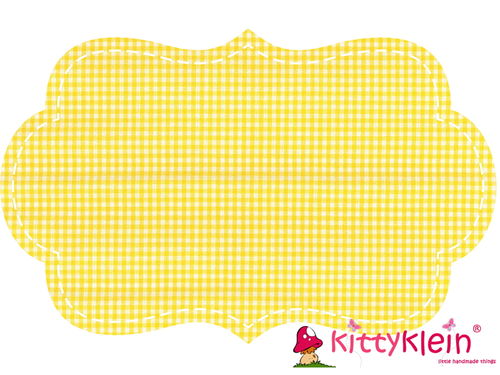 Westfalenstoffe Webstoff Vichy weiß-gelb | kittyklein®