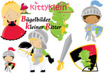 BÜGELBILDER -kleiner Ritter- Din A4