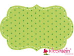 Westfalenstoffe Nicki grün + grüne Punkte | kittyklein®