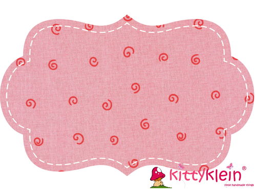 Westfalenstoffe Junge Linie kleine rosa Kringel | kittyklein®