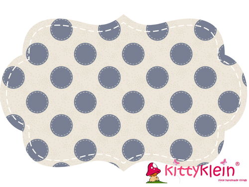 Tilda 110 Sewn Spot Dove White | kittyklein®
