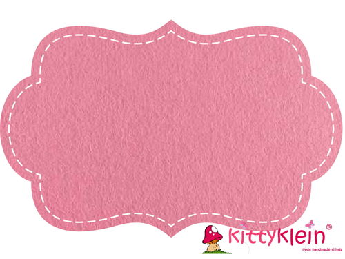 Stickfilz ca. 1,1mm rosa | kittyklein®