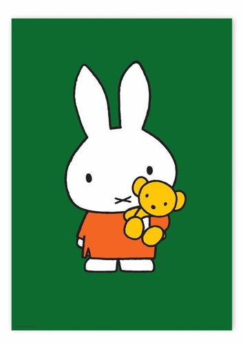 Poster Miffy with little bear, 42 x 59.4 cm