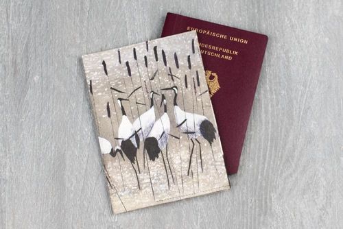 Paprcuts | Reisepass Cover - Cranes | kittyklein®