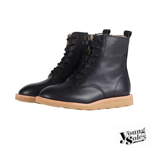 Rodney Derby Boot Black Leather