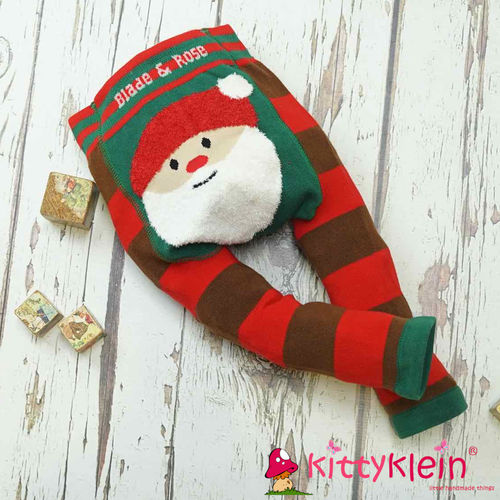 Blade and Rose |  Santa Fluffy Christmas leggings | Weihnachtsmann | kittyklein®