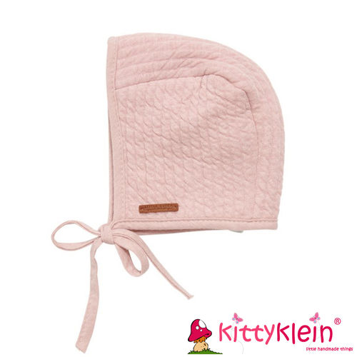 Little Dutch - Babymütze mit Bindebändern - pure pink | kittyklein®