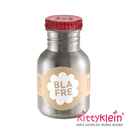 Blafre Edelstahl Trinkflasche | bottle 300ml | rot |4573 | Individualisierbar | kittyklein®