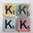 Scabble Buchstaben aus Holz 6x6 cm | kittyklein®