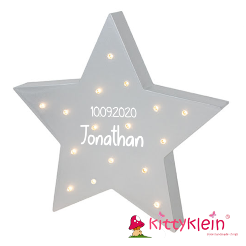Ledlamp star | Stern | Jabadabado R16037 | personalisierbar | kittyklein®