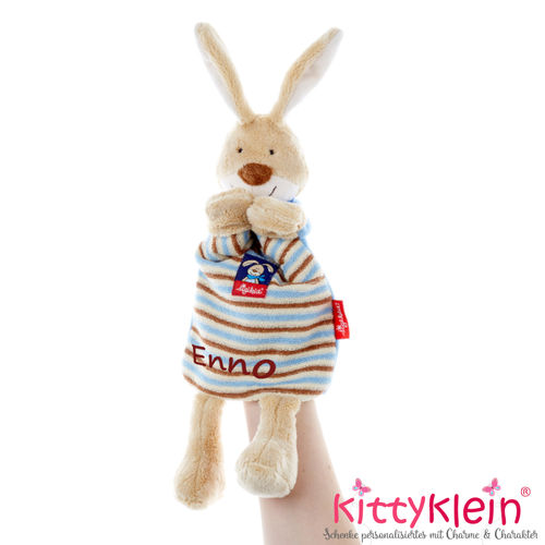 sigikid | Handpuppe und Körnerkissen Hase, Semmel Bunny   | 39266 | personalisierbar | kittyklein®