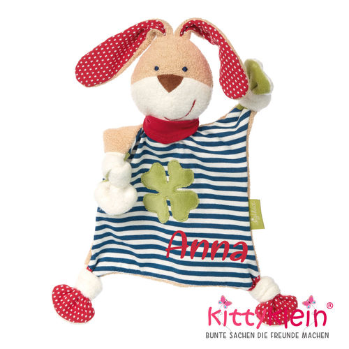 sigikid | Schnuffeltuch Hase | GREEN Collection | 40504 | personalisierbar | kittyklein®