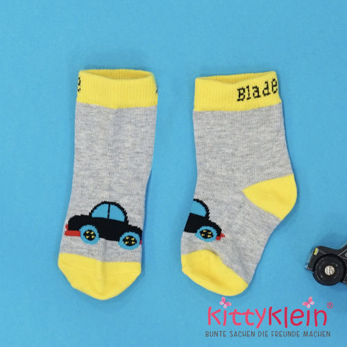 Blade and Rose |  Vroom Vroom Car Sock | Socken | Autos  | kittyklein®