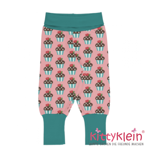 Pumphose | Kuchen | Pants Rip | ARCTIC MUFFIN | rosa türkis | Maxomorra | kittyklein ®