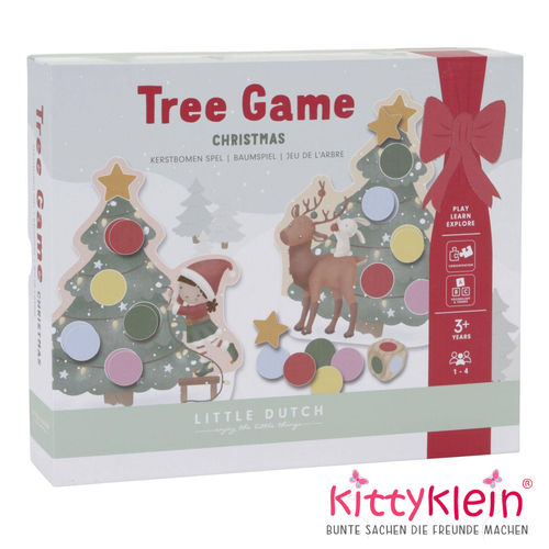 Little Dutch | Weihnachtsbäume Spiel | Brettspiel | Kinder | X-mas | FSC | LD4865 | kittyklein®