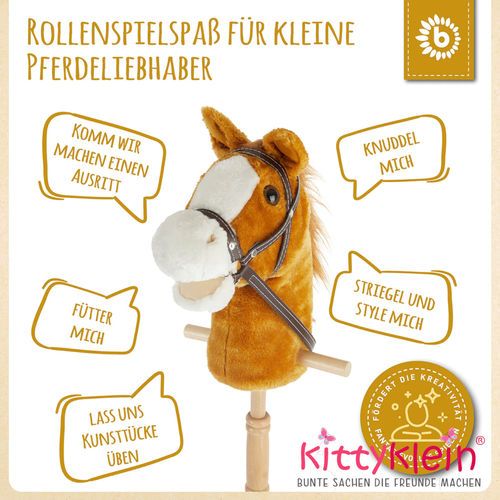 Bieco | Steckenpferd | Brownie | Pferd | Pony | kittyklein®