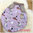 Pucksack | Strampelsack mit großer Tasche | Schlaf gut lila | personalisierbar | kittyklein®